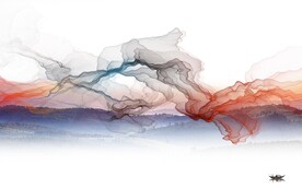 现代 意境中式山水 TIF分层