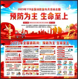消防宣传栏