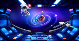 直播间背景展板