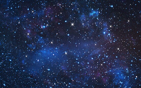 蓝色宇宙星空背景图