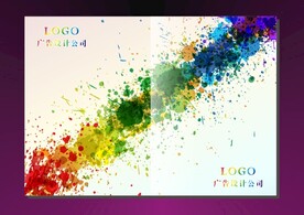 缤纷泼墨 封面设计