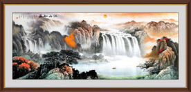 客厅山水画