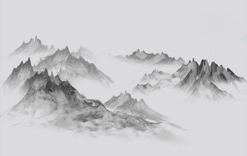 高清意境山水-背景墙壁画