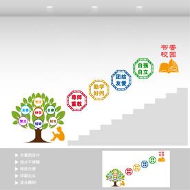 校园楼道文化墙