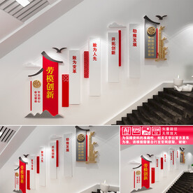 劳模创新文化墙