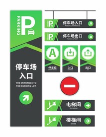 停车场导视牌