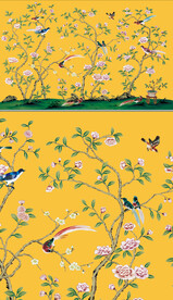 仿手绘高清花鸟