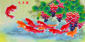 九鱼图