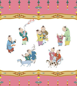 婴戏纹珐琅彩婴戏图