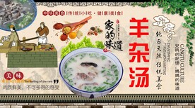 羊杂汤背景墙