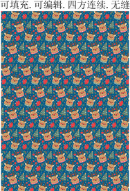 圣诞卡通图案 圣诞节装饰