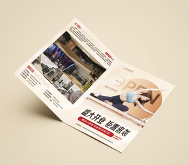 瑜伽健身预售宣传单页图片