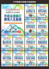 学校法制宣传日宣传海报