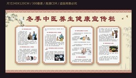 冬季中医养生健康宣传栏
