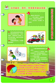 中学安全教育挂图