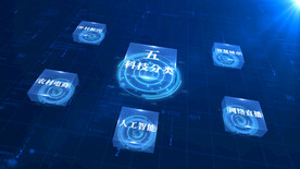 五大科技架构分类AE模板