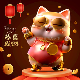 招财猫发财猫