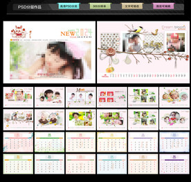 2024年龙年宝宝台历写真摄影