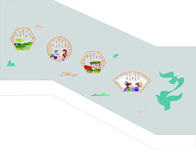 幼儿园古诗文化墙