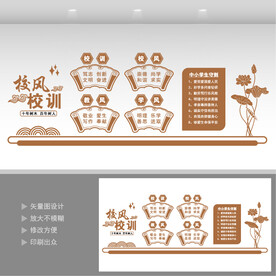 校风校训文化墙