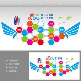 优秀团队风采照片墙