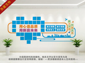 企业团队精神文化墙