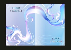炫蓝柔线条 封面