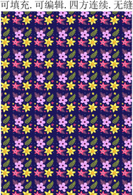 花朵图案 花卉花纹 印花 