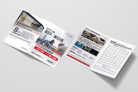 游泳健身预售折页宣传海报图片