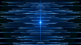 4k蓝色光线颁奖晚会背景AE模