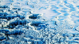 蓝色渐变抽象纹理背景