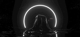 3d黑色炫酷新品预售背景图4K