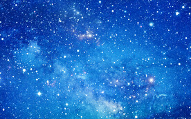 蓝色星空宇宙背景