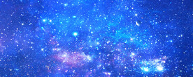 蓝色宇宙星空背景图