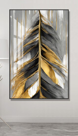 抽象羽毛装饰画