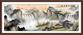 国画山水