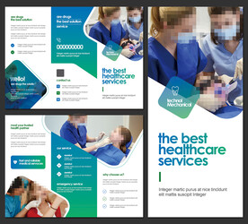 牙科诊所三折页