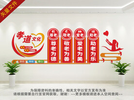 孝道文化背景墙