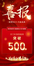 喜报海报