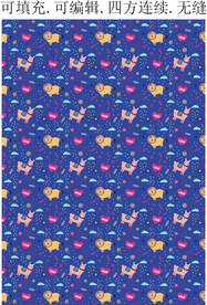 卡通羊驼 卡通狮子