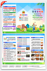 2023食品安全宣传周三折页