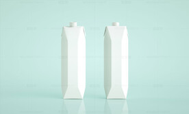  果汁牛奶1L盒子高清