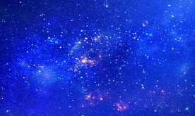  蓝色宇宙星空背景 