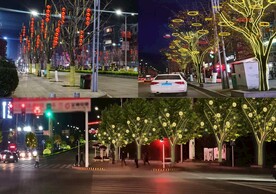 春节节日亮化素材