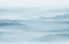 水墨山水画天花软膜