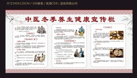 冬季健康宣传栏