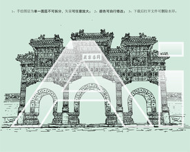 北京卧佛寺牌坊