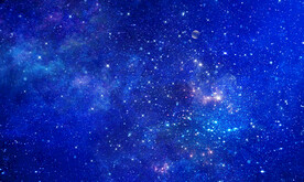 蓝色星空软膜天花背景墙