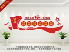 社会主义核心价值观文化墙