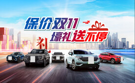 汽车海报保价双十一